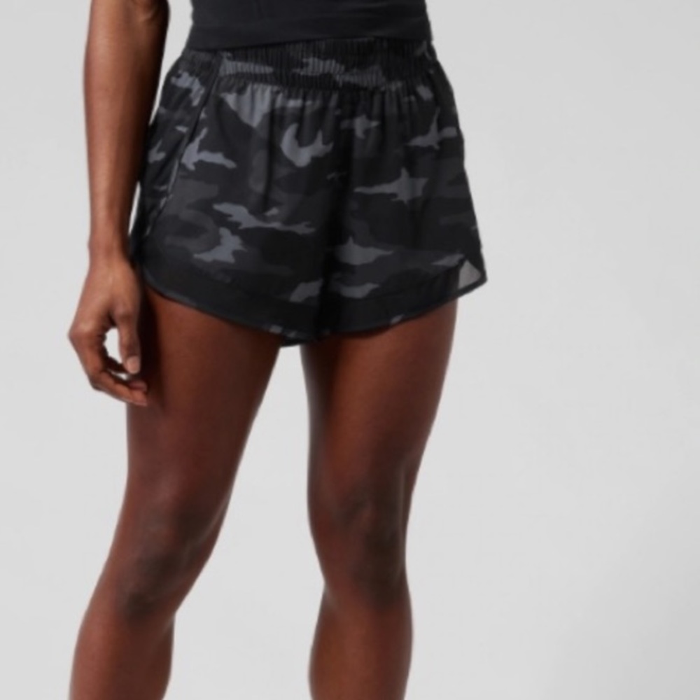 Athleta Racer Run Shorts